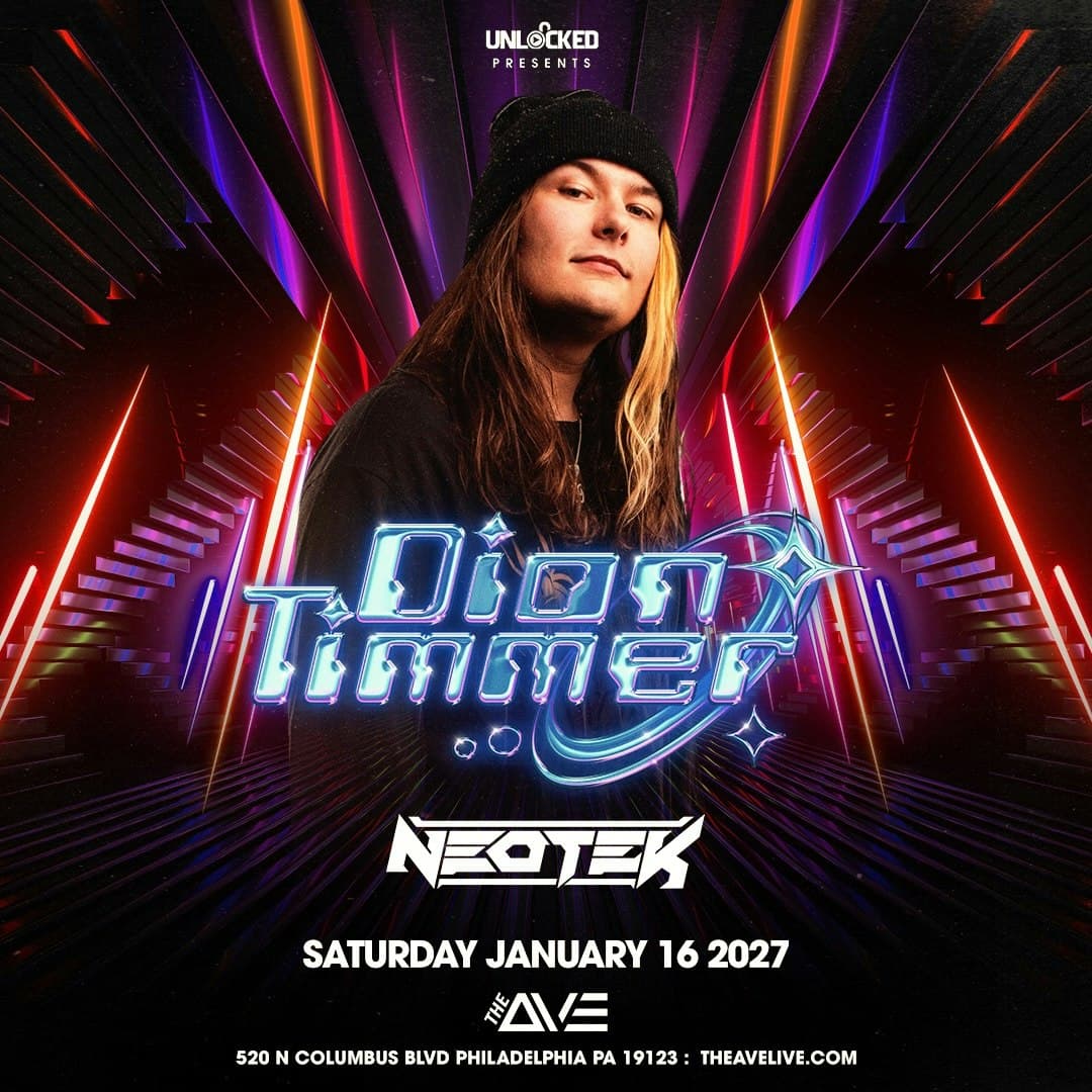 Dion Timmer EDM show at The Ave Live Philadelphia